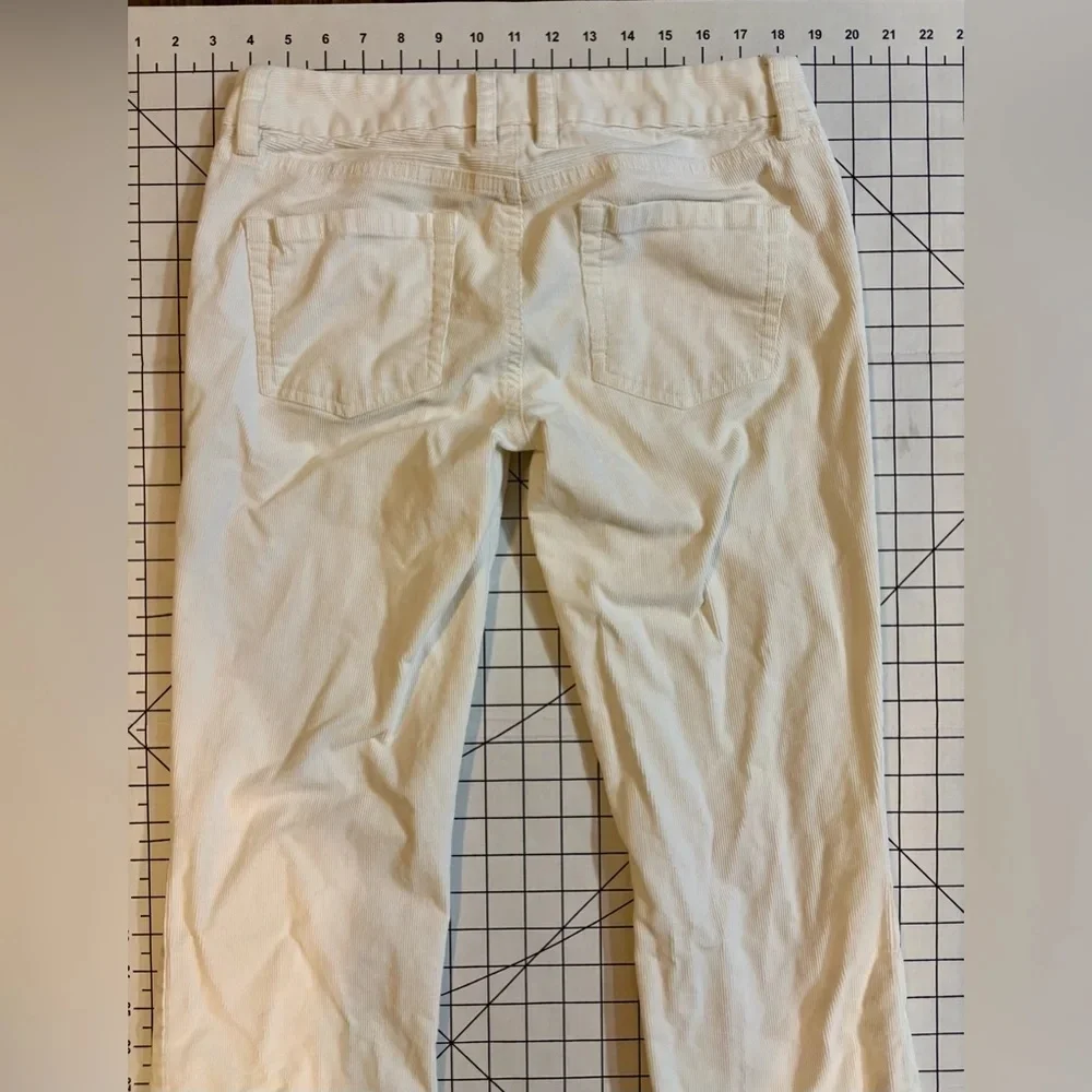 J.Crew Women’s Size‎ 2R Cream Favorite Fit Corduroy Pants